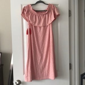 Off the shoulder midi dress